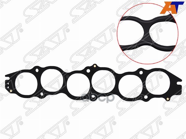Прокладка впускного коллектора NISSAN SKYLINE/STAGEA/INFINITY FX 35/45/M35/45  VQ35DE 01-07 Sat арт. ST-74-0004