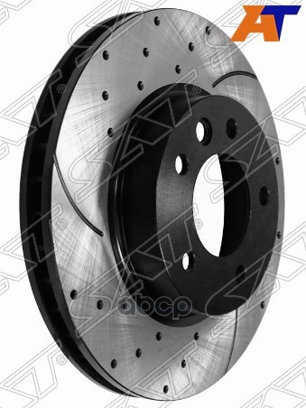 Комплект Дисков Тормозных Передний Перфорированные Volkswagen Touareg 02-10/Porshe Cayenne (R17) Sat арт. ST-7L6615302NPF