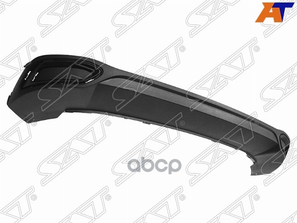 Спойлер Бампера Volkswagen Polo 20-22 (Сзади/ Под Хром Накладки) Sat арт. ST-90-0047