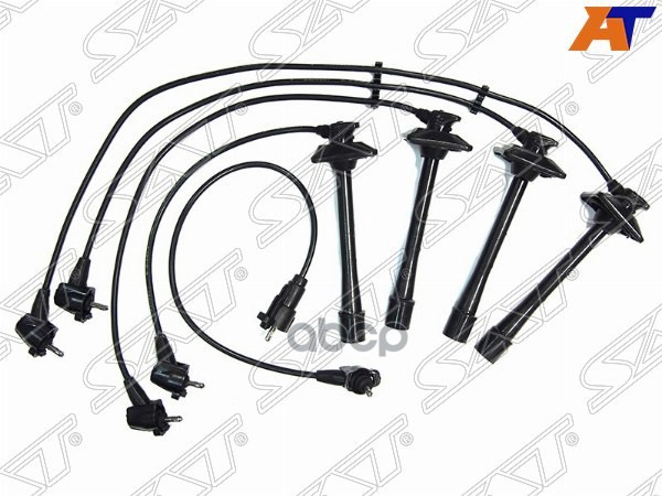 Провода высоковольтные Toyota Camry Japan 90-94 / Vista 90-94 3SFE;4SFE (Квадратное основание) Sat арт. ST-90919-21549
