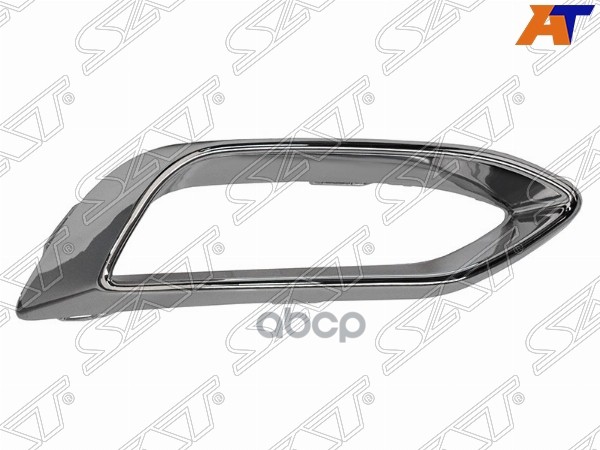 Накладка бампера Volkswagen Polo 20-22 (Сзади/ Слева/ Снизу) Sat арт. ST-93-0002