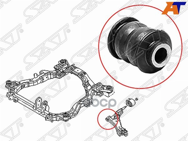 Сайлентблок рычага Chevrolet Captiva 06-15 / Opel Antara 06-15 Sat арт. ST-96819162-BF