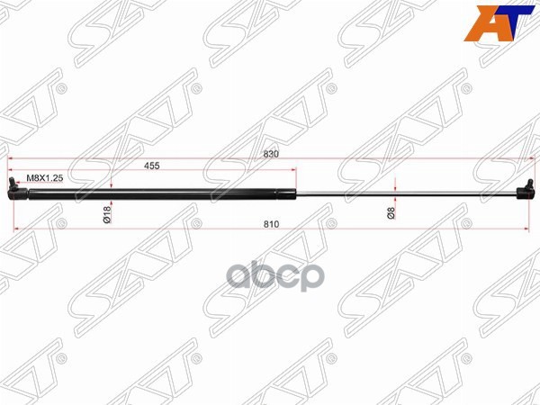 Амортизатор капота Mercedes-Benz G-Class 89-18 (Справа=Слева) Sat арт. ST-A0009808164