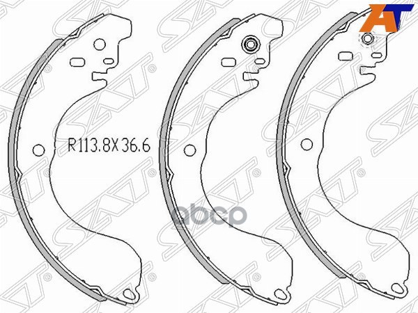 Колодки тормозные барабанные Nissan AD 06- / Juke 10-20 Sat арт. ST-AY360-NS096