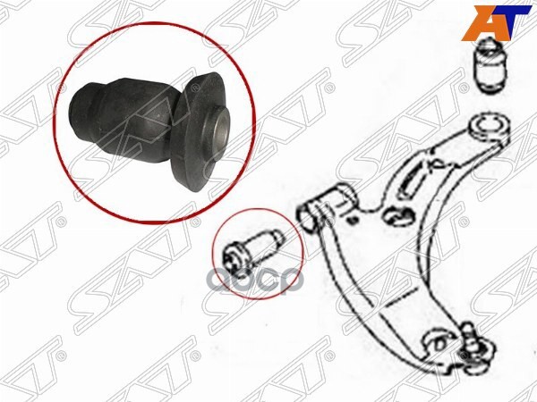 Сайлентблок рычага Mazda 323 98-03 / Familia 98-08 Sat арт. ST-B25D-34-470