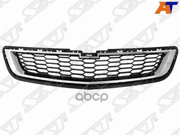Решетка радиатора Chevrolet Cobalt 13- (Снизу/ с хром молдингом) Sat арт. ST-CV11-093-A0