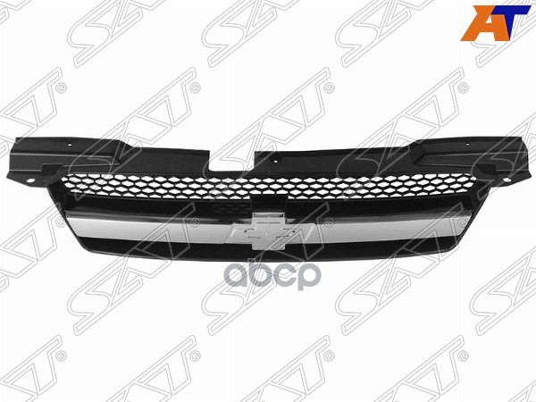 Решетка радиатора Chevrolet Aveo 02-09 (5D HBK/4D SED) Sat арт. ST-CVA5-093-0