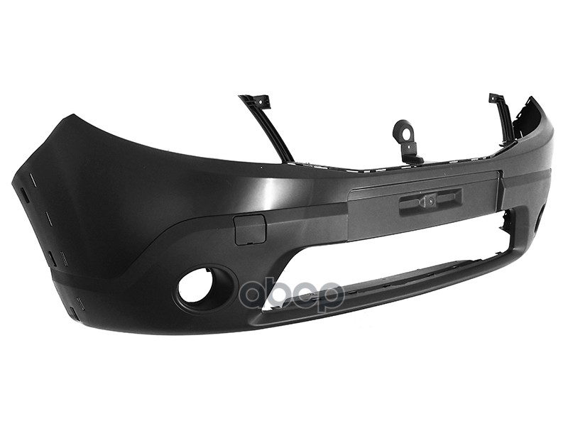 Бампер передний Renault Sandero Stepway 10-14 (Под ПТФ/ С отверстием под крюк/ с заглушкой отверстия Sat арт. ST-DC31-000-A0