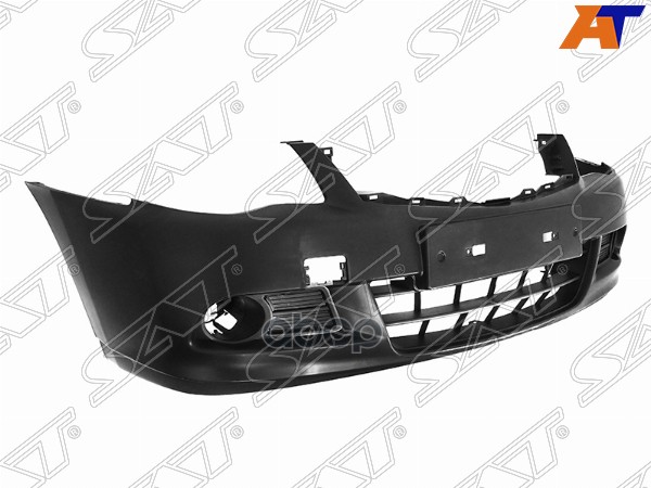 Бампер передний Nissan Almera 12-19 (Под ПТФ/ С отверстием под крюк) Sat арт. ST-DT08-000-0-R