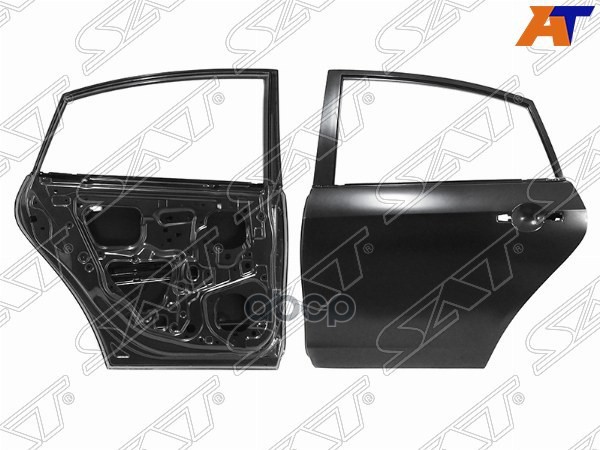 Дверь задняя Nissan Almera 12-19 (Слева/ RUSSIAN TYPE) Sat арт. ST-DT08-041-A2