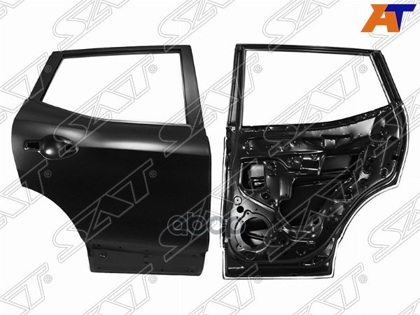 Дверь задняя Nissan Qashqai 13-22 (Справа) Sat арт. ST-DT66-041-1