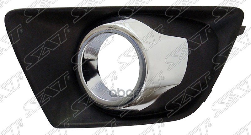 Оправа ПТФ Ford EcoSport 14-19 (Справа/ Хром ободок) Sat арт. ST-FDE2-219-A1