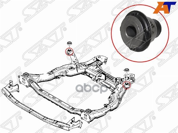 Сайлентблок подрамника Mazda 6 07-12 / CX-7 06-12 Sat арт. ST-GS1D-34-64Y