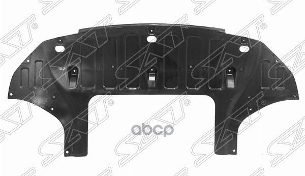 Защита бампера Hyundai Solaris 17-22 / Accent 17-22 (Спереди) Sat арт. ST-HNS2-025-0-R