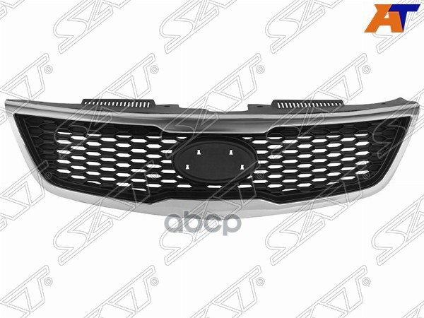 Решетка радиатора Kia Cerato 10-13 (с хром молдингом) Sat арт. ST-KA44-093-A0