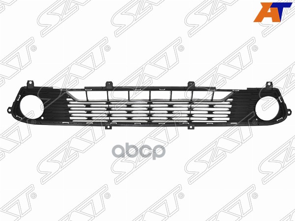 Решетка в бампер Kia Cerato 18-21 (Под ПТФ) Sat арт. ST-KA53-000G-0