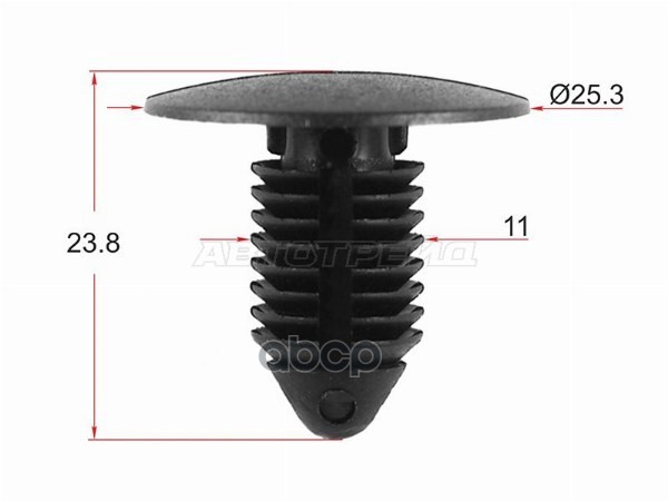 Клипса бампера GM (Продажа по 10шт) Sat арт. ST-KE-186