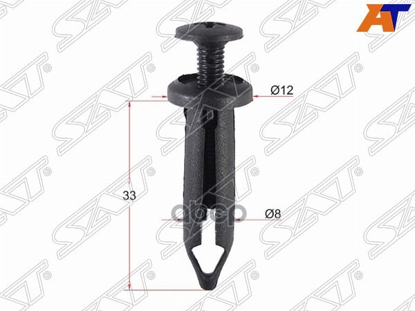 Клипса (защиты бампера GM/FORD (Продажа по 10шт)) Sat арт. ST-M10776