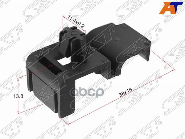 Клипса трубки эл. проводки (Продажа по 10шт) Sat арт. ST-M11499