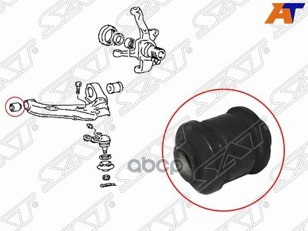 Сайлентблок рычага Mitsubishi Delica 89-99 / L300 87-98 Sat арт. ST-MB633070