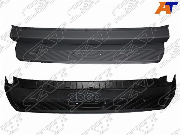 Накладка На Задний Бампер Mercedes Sprinter 05-13 Центральная Часть Sat арт. ST-MDS2-087P-0