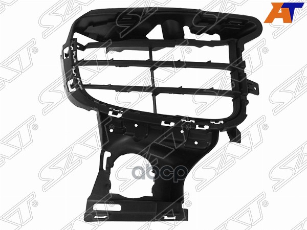 Решетка в бампер Porsche Cayenne 14-18 (Справа) Sat арт. ST-PR02-000G-A1