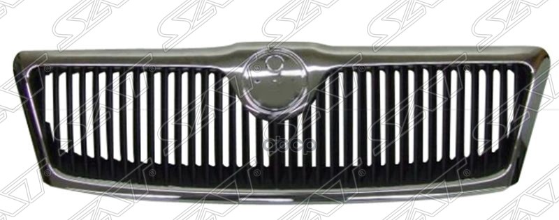 Решетка радиатора Skoda Octavia 04-09 (с хром молдингом) Sat арт. ST-SD26-093-0