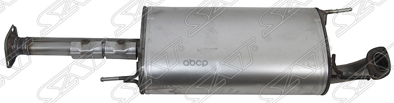 Глушитель Toyota Land Cruiser Prado (J150) 09-20 / Lexus GX 09-23 (Средняя часть) Sat арт. ST-TY150-998-0