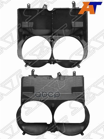Диффузор радиатора Toyota Hiace 07-20 / Regius Ace 04-20 Sat арт. ST-TY74-200-0