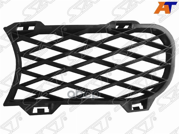 Решетка в бампер Volkswagen Touareg 02-07 (Справа/ в оправу ПТФ) Sat арт. ST-VW61-219G-1