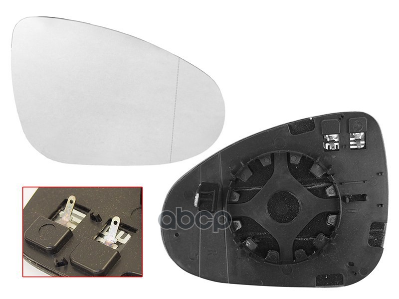 Полотно зеркала Volkswagen Touareg 10-18 (Справа/ Обогрев) Sat арт. ST-VW62-940G-1