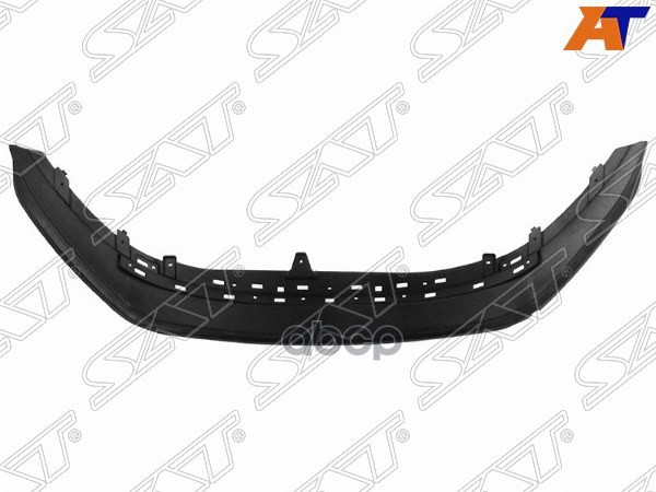 Спойлер бампера Volkswagen Polo 09-15 (Спереди/ 4D SED) Sat арт. ST-VWP6-013-0