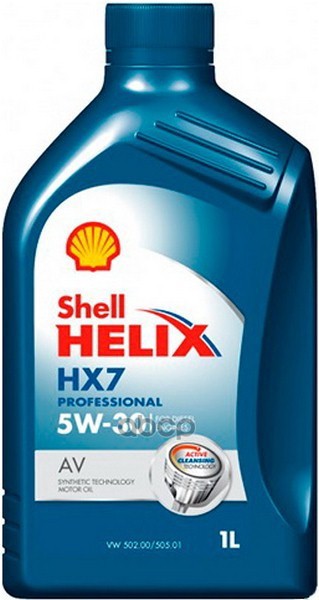 Shell Масло Моторное Shell Helix Hx7 Professional Av 5W30 1Л