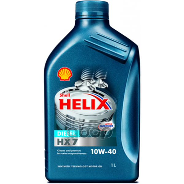 Shell Масло Моторное Полусинтетическое 1Л - Helix Hx7 Diesel 10W40 Cf, A3/B3/B4, Mb 229.3, Vw 505.00, Rn 0710
