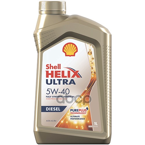 Shell Масло Моторное Shell Helix Ultra Diesel 5W40 1Л