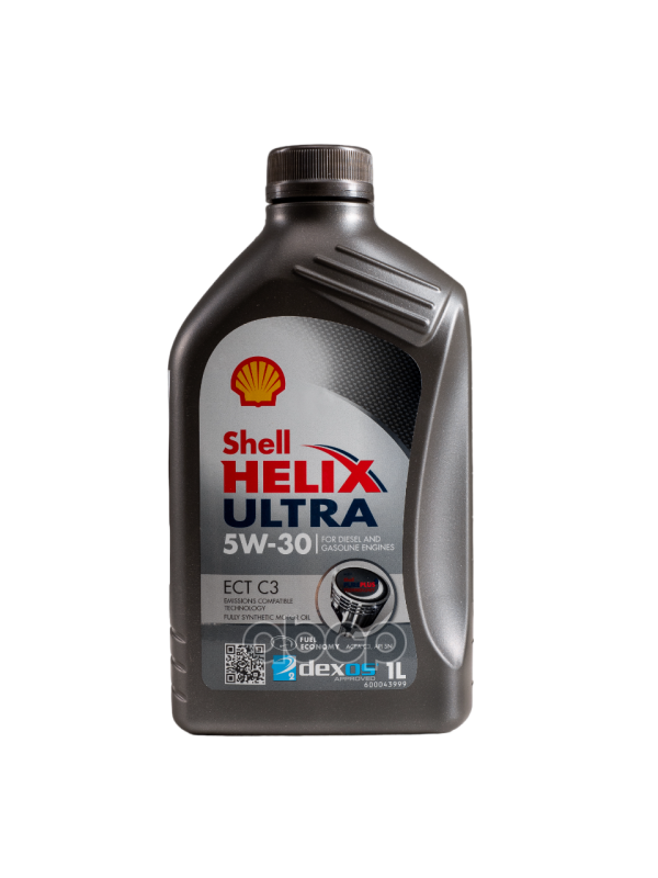 Shell Масло моторное синтетическое Helix Ultra ECT C3 5W-30, 1л 550049781