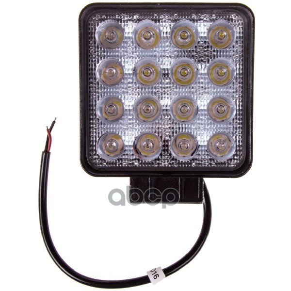 Фара Светодиодная Off Road 105105 Мм Квадратная 12V/24V 48W Skyway 16 Диодов Направленный Свет 1Шт. Skyway S07201015 Skyway а...