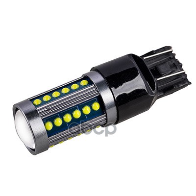 Лампа Диод T20 (W21/5W) 12-24V 10 Cob Диодов 2-Конт Белая Повороты, Задний Ход, Стопы, Skyway Skyway S08202074 Skyway арт. S0...