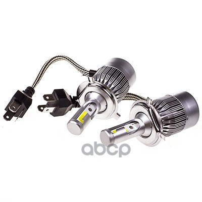 Лампа H4 Led 8V-48V Skyway Комплект 2 Шт Радиатор+Вентилятор Охл Ближний Свет Skyway S08701003 Skyway арт. S08701003