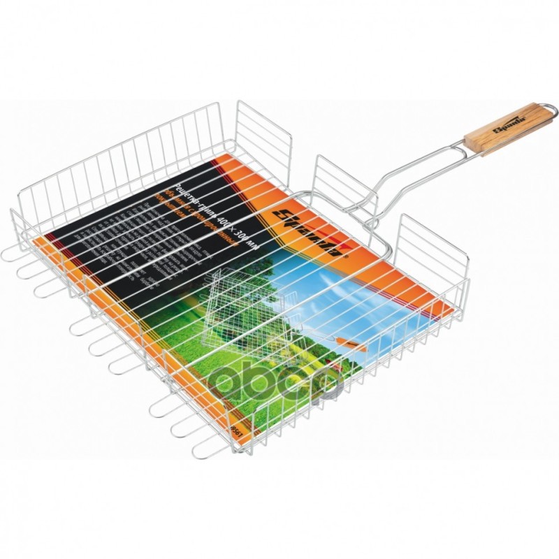 Решетка-Гриль 300X400x65 Мм, Объемная, Хромированная Sparta 69561 Sparta 69561 Sparta арт. 69561