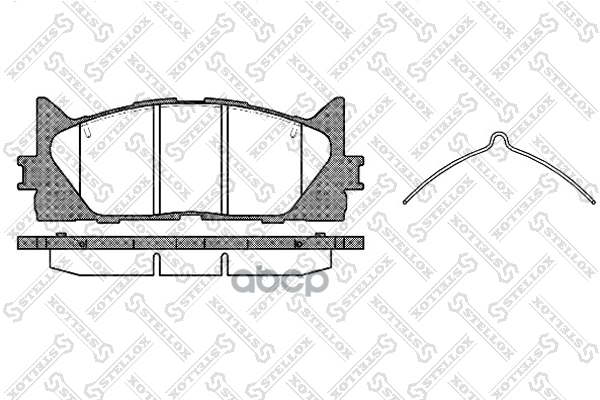 Колодки дисковые п. Toyota Camry ACV 40/45 0 Stellox арт. 002007SX
