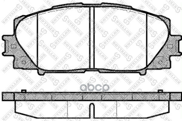 Колодки дисковые п. Toyota Yaris 1.0VVTi 06> Stellox арт. 002009SX