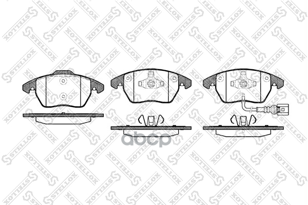 Колодки тормозные передние Volkswagen Polo Stellox арт. 1041001BSX