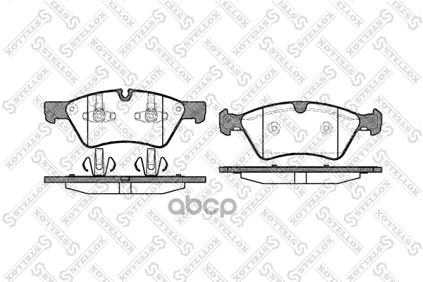 Колодки дисковые п. MB W164/W251 3.5-3.0DCi 05> Stellox арт. 1190000SX