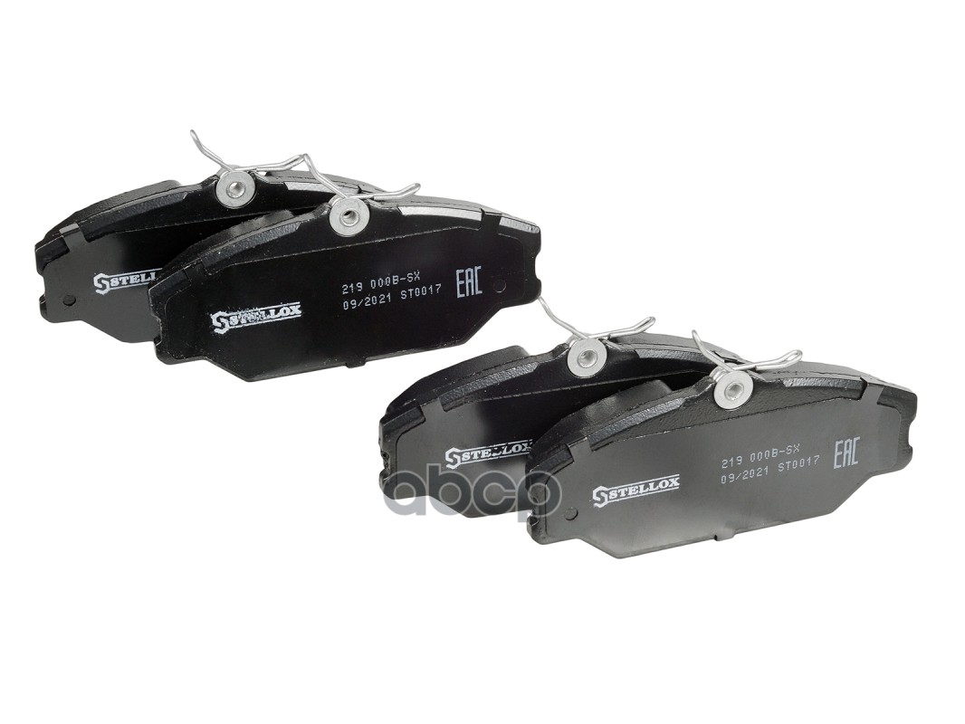 колодки дисковые п. с антискр. пл Renault Laguna 1.9DCi/Megane 1. 219000BSX Stellox арт. 219000BSX