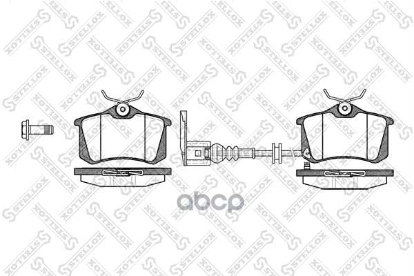 Колодки тормозные дисковые™STELLOX Stellox арт. 274041SX