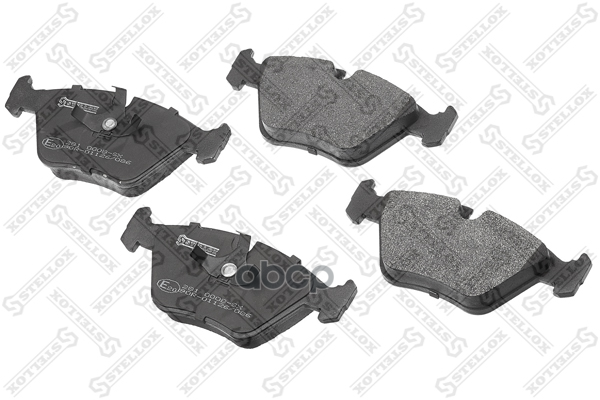 Колодки Дисковые П. С Антискрип. Пластинами Bmw E34 1.8-2.5Tds 89- 281000Bsx Stellox арт. 281000BSX