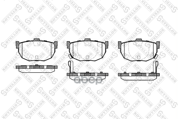 Колодки Дисковые З Hyundai Elantra/Lantra 1.5I-2.0I/1.9D 9 305022Sx Stellox арт. 305022SX