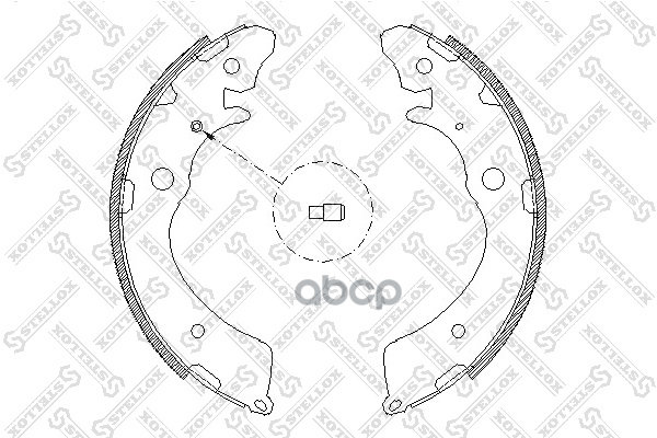Колодки барабанные Honda Ac Stellox арт. 394100SX