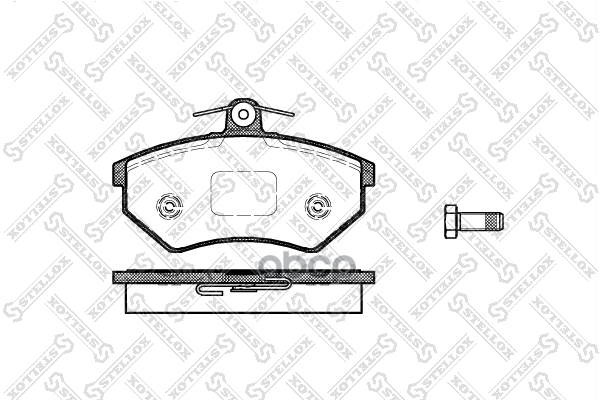 Колодки дисковые п. Chery Amulet/QQ/Tiggo all 06> Stellox арт. 412000SX